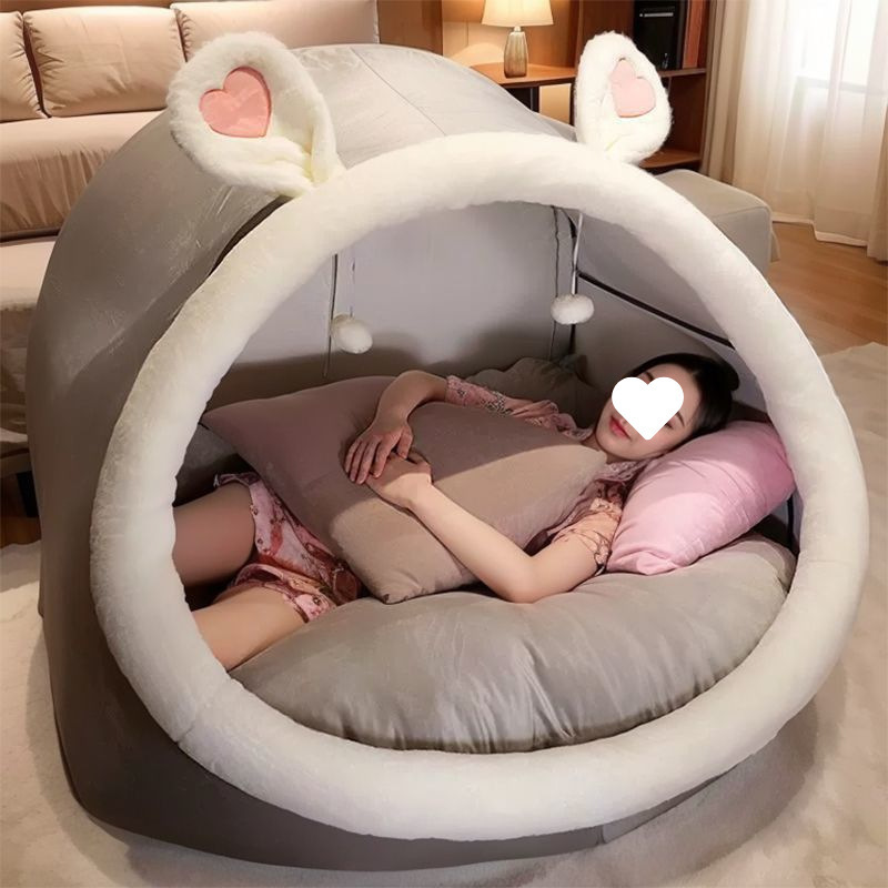 人間の犬小屋、巨大な猫小屋、テント、怠惰なソファの巣、かわいいリビングルーム、寝室、漫画、インターネット有名人、大人|undefined