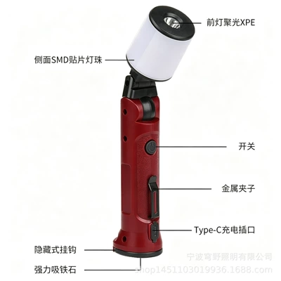 Outdoor multifunctional light source, strong UV fənərlər - tg-gz02302