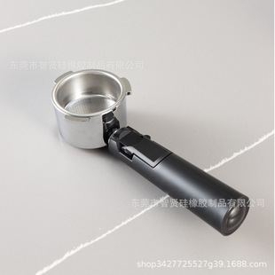 Coffee Machine Bottomless Handle Modified Powder Bowl 51mm Three-Ear Aluminum Alloy Ho Handle