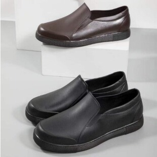 No free shipping good strong spring and autumn shoes new men's low autumn shoes rain shoes non-slip breathable work shoes chef shoes men