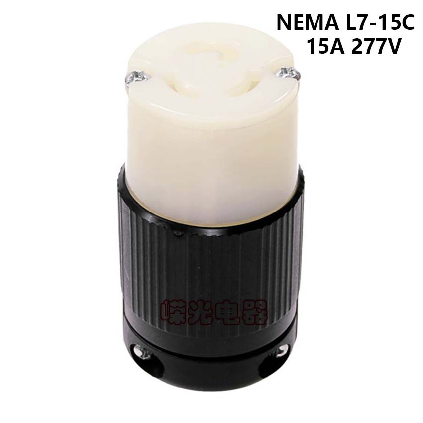 J-733 NEMAL7-15C防松母座美15A 277V 嵘光连接器自锁式挂装
