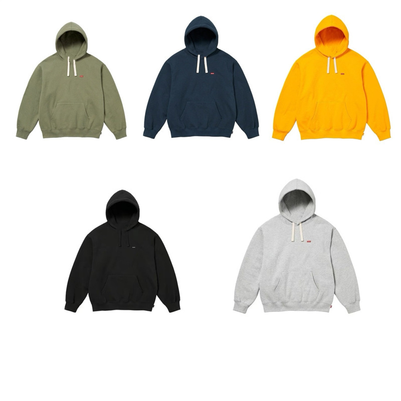23Fw Small Box Hooded Solid Color Embroidered Small Label Hoodie Hooded Sweatshirt Pants Set 23Fw Small Box Hooded Solid Color Embroidered Small Label Hoodie Hooded Sweatshirt Pants Set