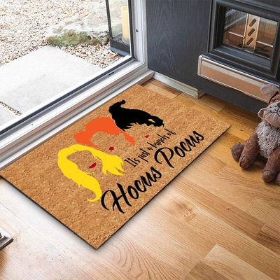 Avtomobil döşəmə paspasları — Pumpkin Head Mat Carpet - female-40-60cm-skin-friendly-suede