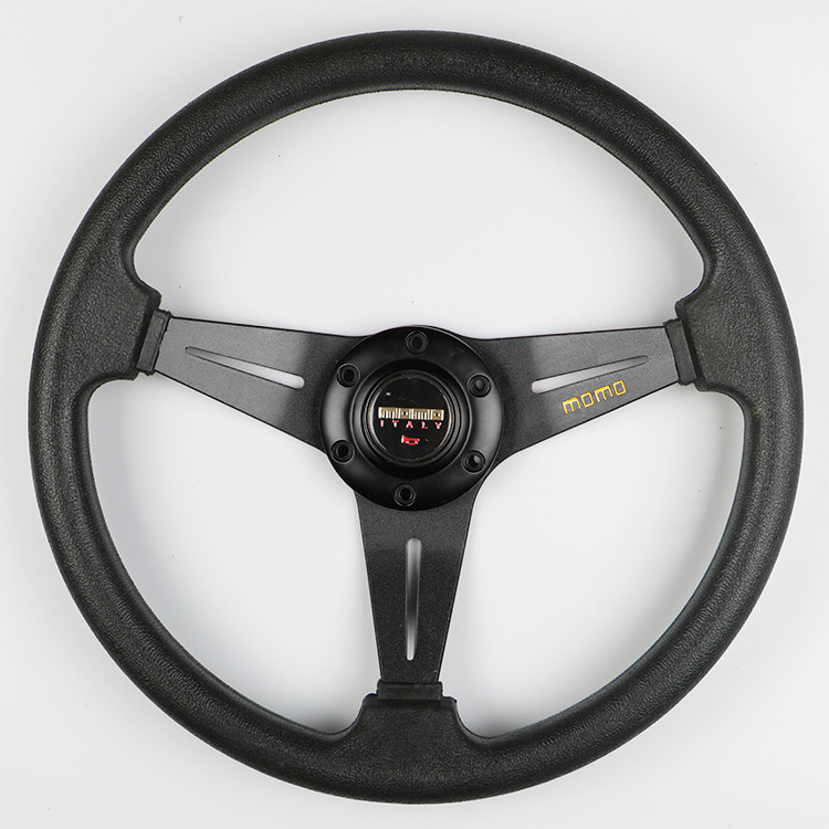 Automotive modified steering wheel, racing style universal steering wheel, PU modified dedicated steering wheel, 14 inch