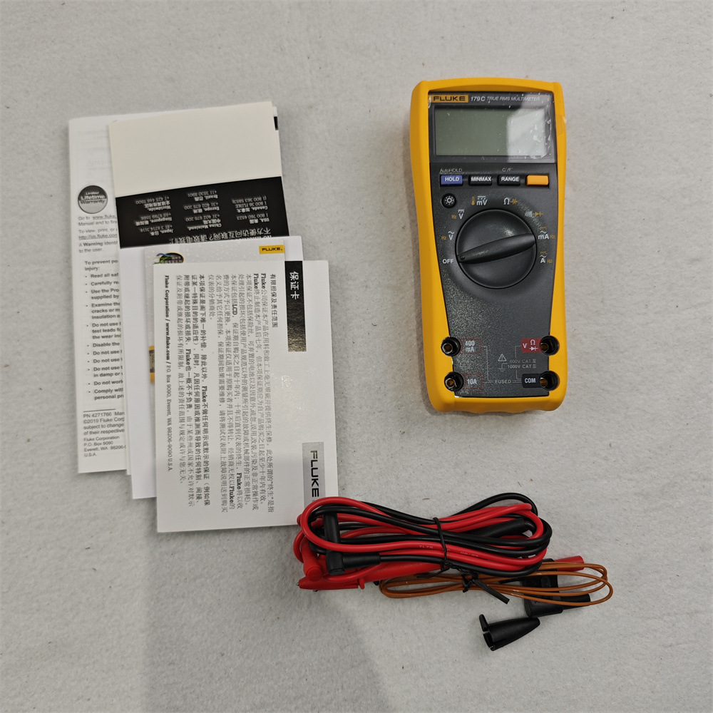 FLUKE福禄克 F179C 数字高精度真有效值数字万用表 数表显示 原装