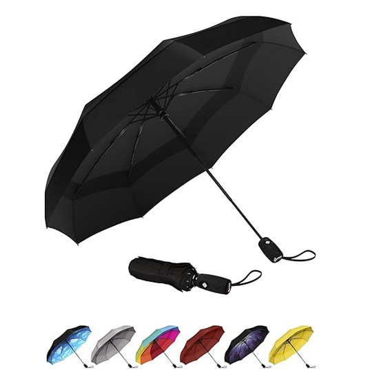 Amazon Automatic Folding Umbrella 70% off Travel Umbrella Sun and Rain Umbrella Advertising Umbrella Gift Umbrella Manufacturer Uv Protection