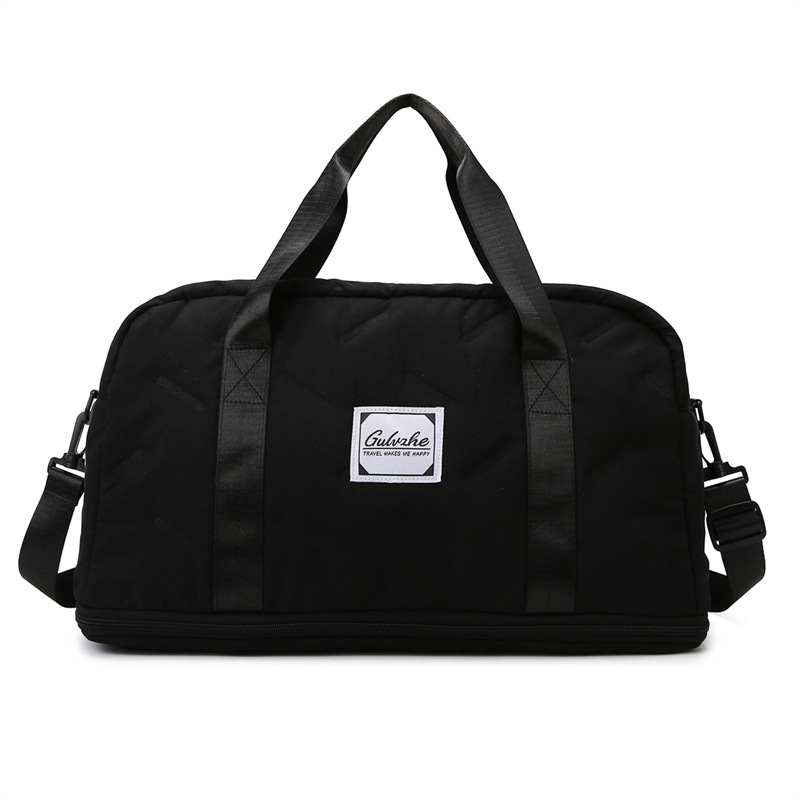 Nuevos productos de comercio exterior, bolsas de viaje de separación en seco y húmedo de gran capacidad, deportes al aire libre, se pueden usar con tirantes, bolsas de equipaje de viaje de corta distancia, marea