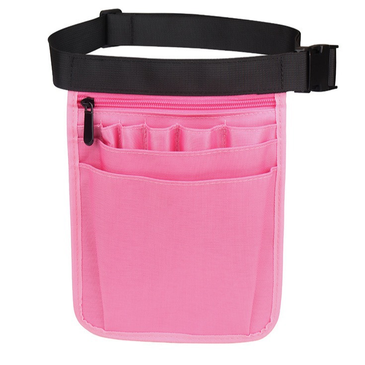 Bolso de cintura multicolor, bolso cruzado multifuncional de tela Oxford, bolso médico portátil para clases, bolso para bolígrafos, kit de aseo para mascotas y kit médico