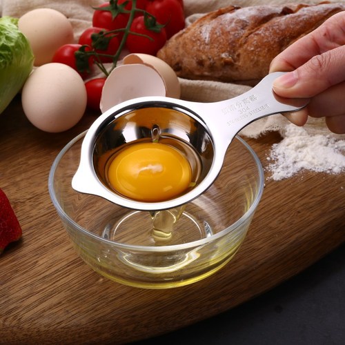 304 stainless steel egg white separator protein filter kitchen supplies baking egg white egg yolk protein separator