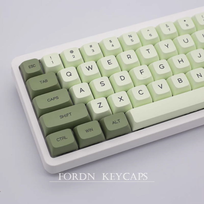 Матча PBT термальная двигательная клавиша машинная клавиша XDA высоко индивидуализированная DIY персонализированная клавиша