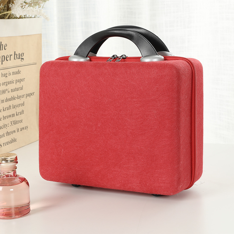 Felt maleta bolsas de fieltro caja de regalo 14 pulgadas caja de maquillaje caja de regalo DIY creativa