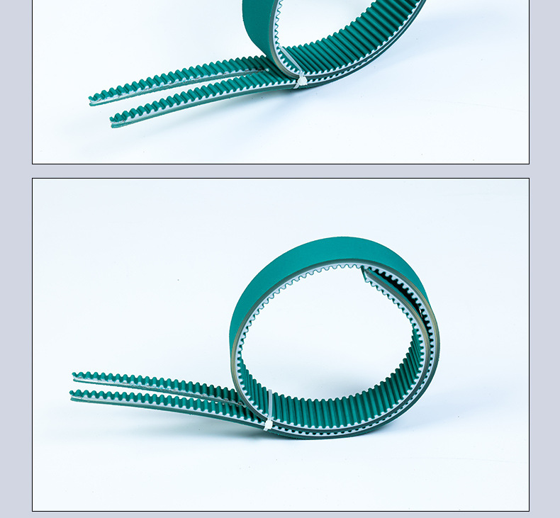 Polyurethane Joint Belt Double-Sided Plus Green Cloth Rear Processing Thickeneded Pu Glue Htd5M-1600-20 Jiuyixin Direct
