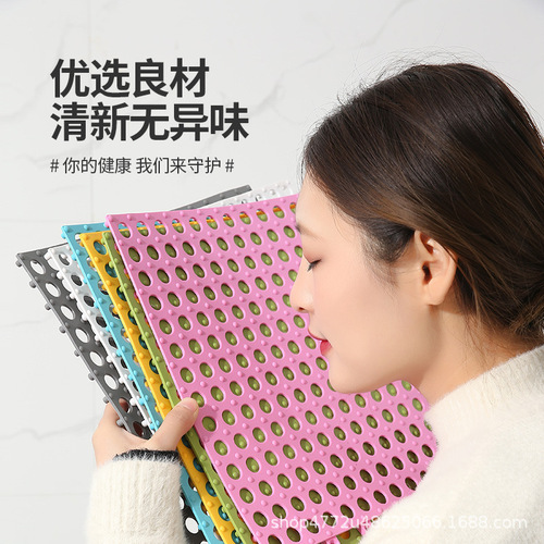 Wholesale bathroom anti-slip mats spliced ​​floor mats can be cut for shower rooms, shower toilets, household waterproof anti-slip mats