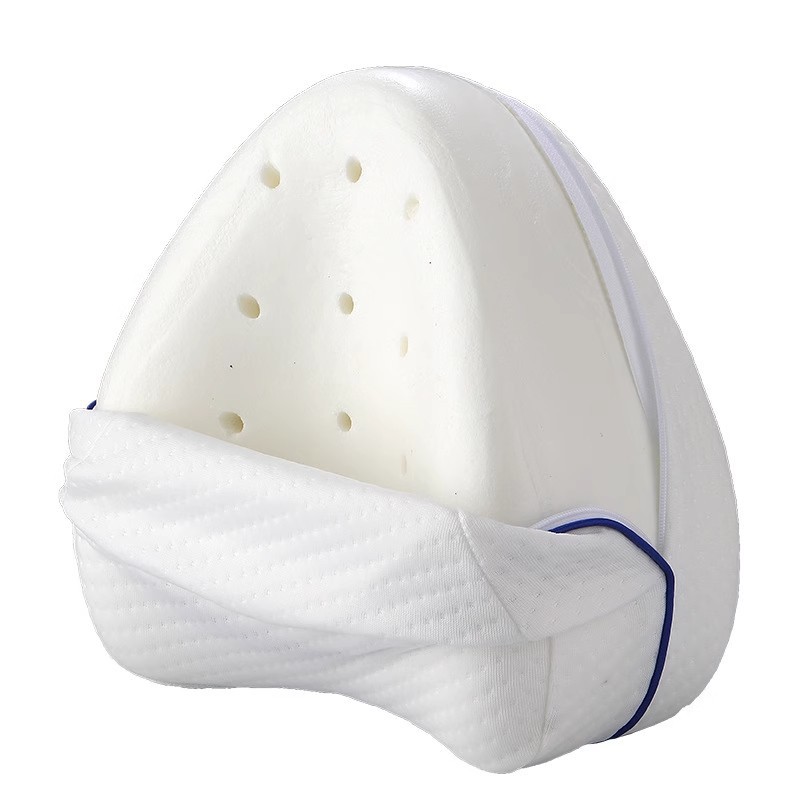 almohada de pierna de algodón de memoria en forma de corazón para mujeres embarazadas que levan piernas para dormir almohada de lado para dormir lentamente rebote amor pierna almohada especial para piernas