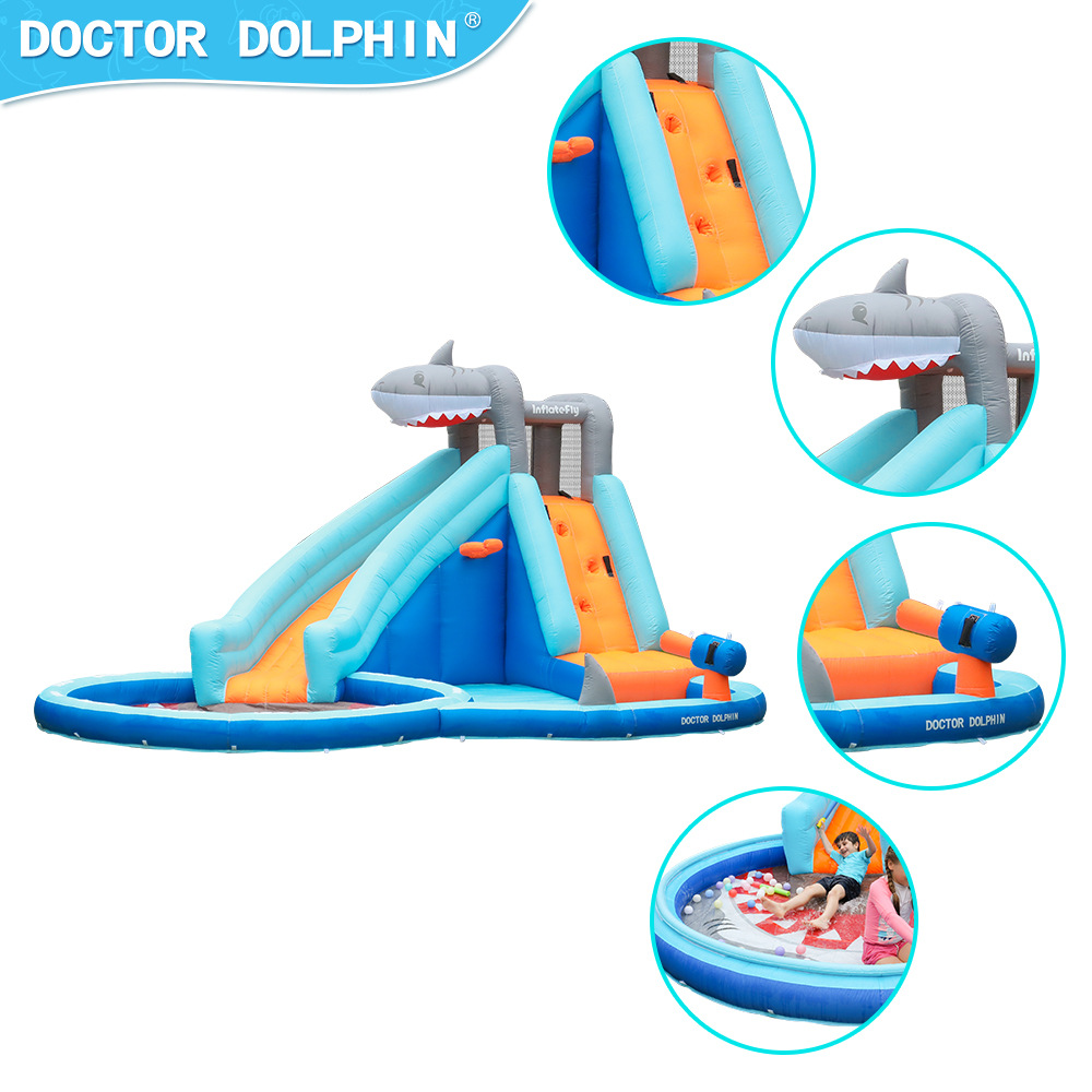 Doctor Pig| Casas infantiles inflables castillo pequeño tobogan inflables rociadores de agua castillo bobot piscina inflables castillo inflables cama de salto