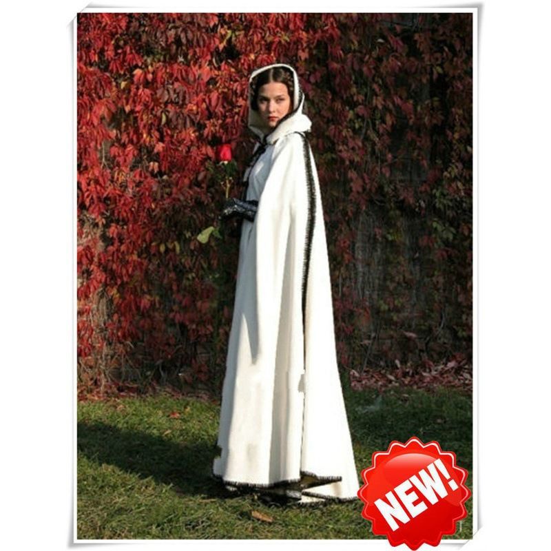 Pastoral Style Photo Cloak Bridal Wedding Dress Warm Shawl European and American Atmosphere Hooded Stage Show Cloak