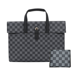 Official Document Computer Handbag Large Capacity Storage Korean Style Document Men's Bag Horizontal Shoulder Bag Tablet Business Trip Conference Bag