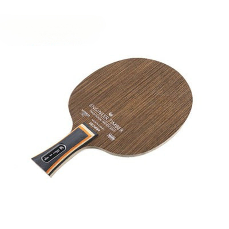 Procesamiento de la placa inferior de la raqueta de tenis de mesa, fibra de carbono de madera pura, placa horizontal recta de ataque rápido de arco de cinco capas y siete capas