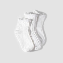 Y 52515 White Socks Lolita Bubble Cuff ��ɫ����������