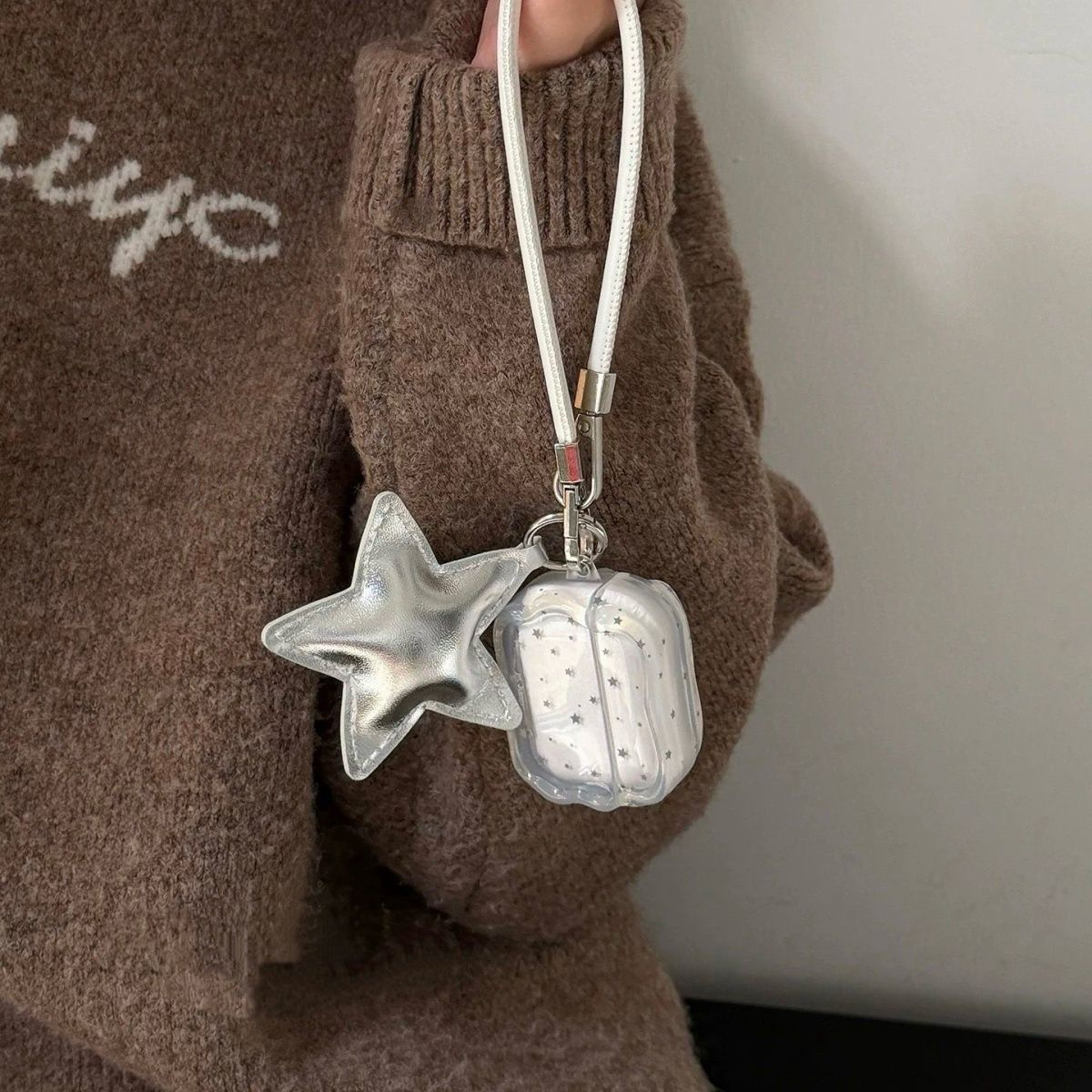 Estrelas de pantalla completa coreanas para AirPods 4 generación, estuche de auriculares de Apple, estuche Bluetooth AirPodspro2 5 generación image 6