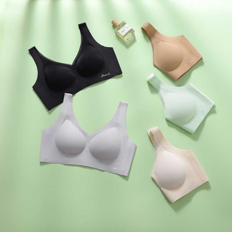 Women's Thin Non-steel Ring Non-magnetic Bra Comfortable Anti-bacterial Accessory Breast Tucking Anti-sagging Bra