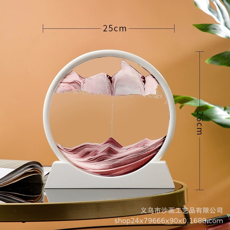 화이트 프레임 12 인치 다크 브라운