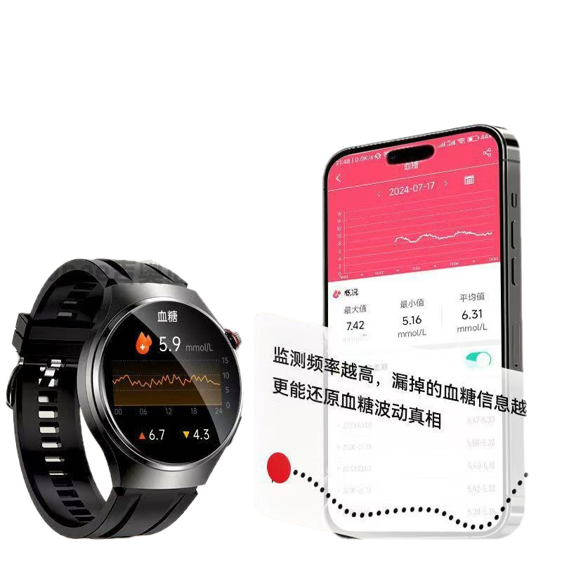 2025 Huaqiang North Hot Watch 66 tecnología negra multifunción pago verdadero reloj deportivo a prueba de agua redondo