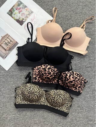 Leopard Print Seamless Bra for Women with Small Busts, Enhancing and Appearing Larger, Wireless, Sexy, Pure Desire Style, Lift-Up, Anti-Sagging, Side Breast Gathering Bra Leopard Print Seamless Bra for Women with Small Busts, Enhancing and Appearing Larger, Wireless, Sexy, Pure Desire Style, Lift-Up, Anti-Sagging, Side Breast Gathering Bra
