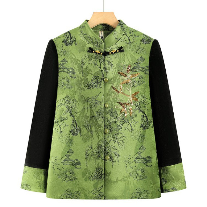 中老年妈妈春秋款外套奶奶装开衫秋装上衣老太太衣服喜庆春装婆婆|undefined