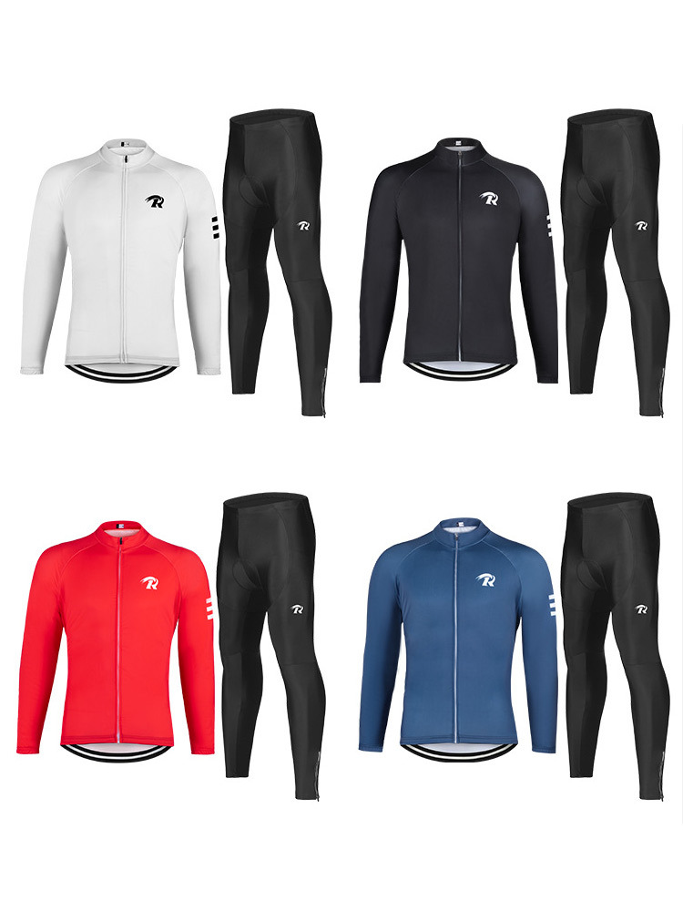 Primavera, otoño y verano delgada ropa de ciclismo de equipo de ciclismo pantalones de ciclismo de carretera secado rápido pantalones de mangas largas