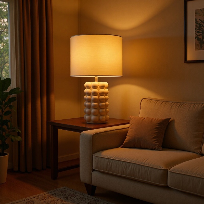 Nuevas lámparas de escritorio transfronterizas nórdicas modernas y simples lámparas de escritorio de resina de cabecera de cama dormitorio decoración de lámparas de escritorio