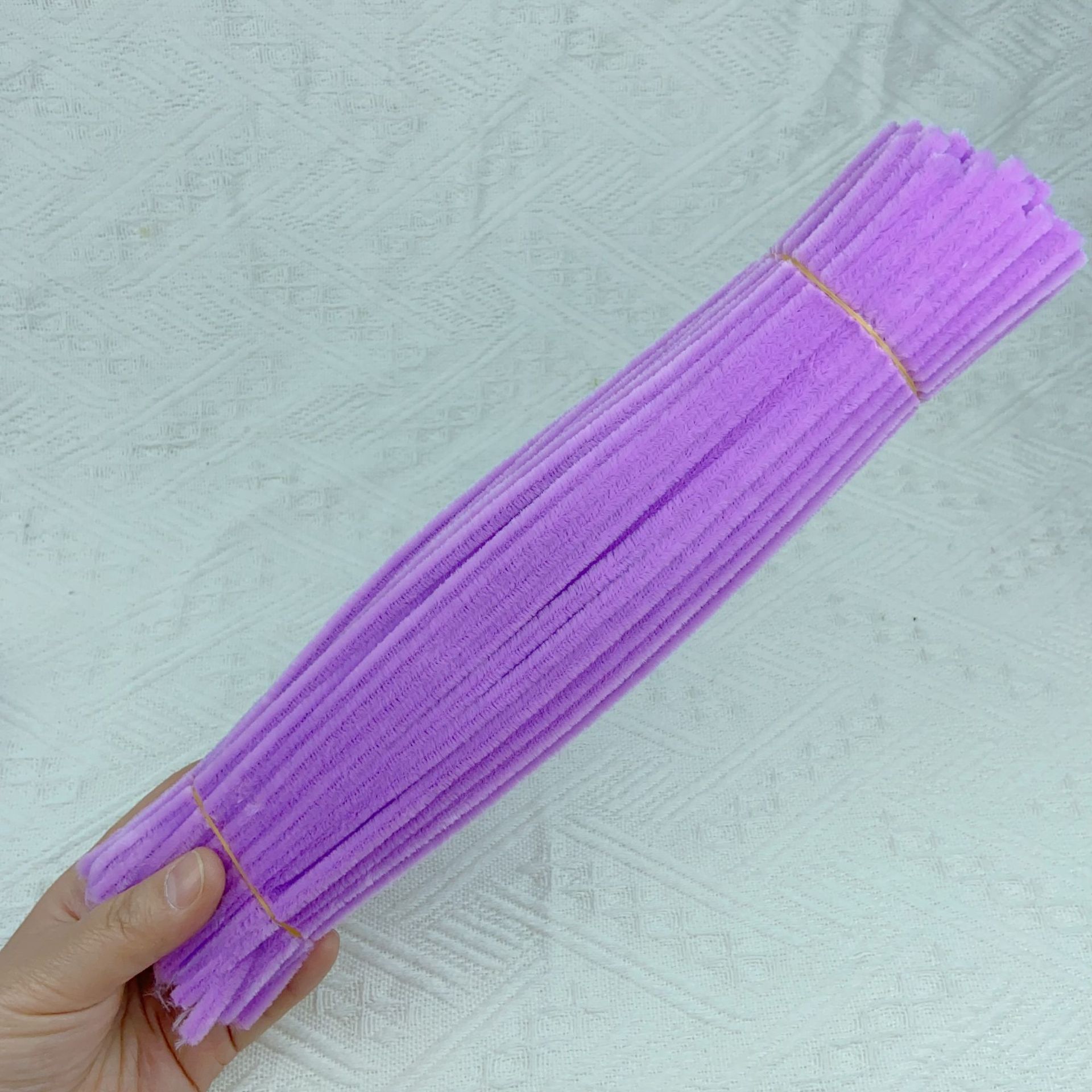 Twisted stick macaron color súper denso hecho a mano tiras de lana niños DIY juguetes educativos arte ramo paquete material al por mayor