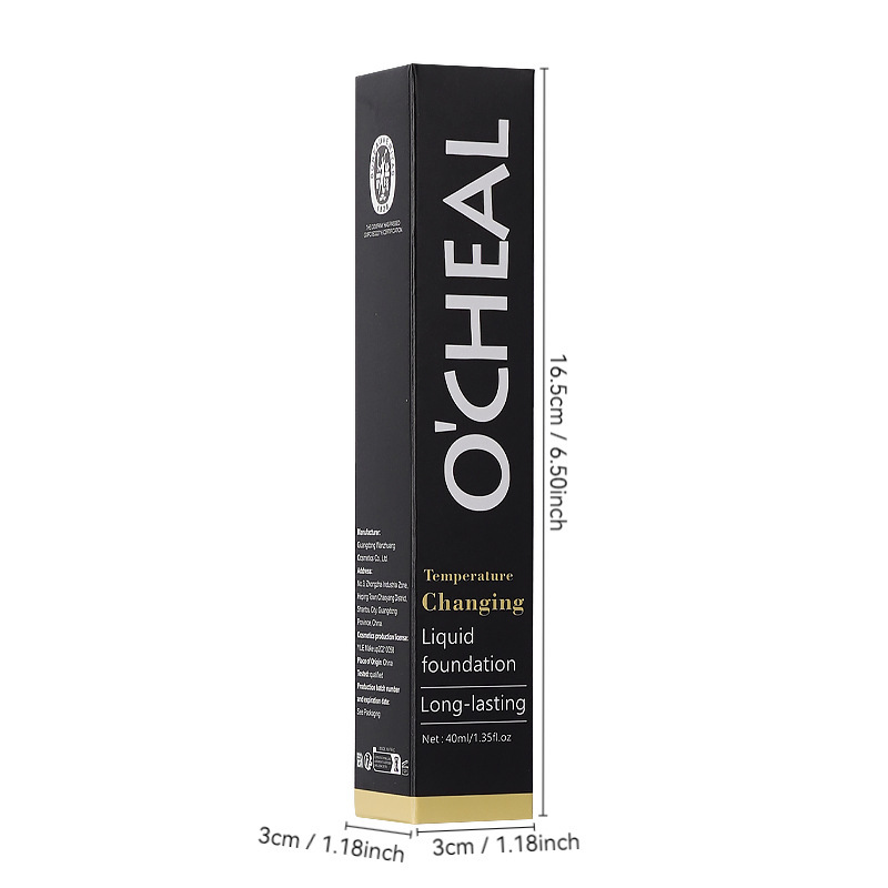OCHEAL跨境温变粉底液遮瑕持久不脱妆保湿水润提亮变色遮瑕液40ml|undefined