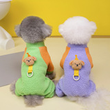 Одежда для домашних животных, одежда для собак, осенняя и зимняя одежда, новая одежда для домашних животных, одежда для кошек, 25 флисовых курток для четырехногих собак с короной