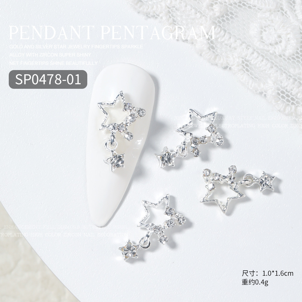 #1 silver Pentagram Pendant