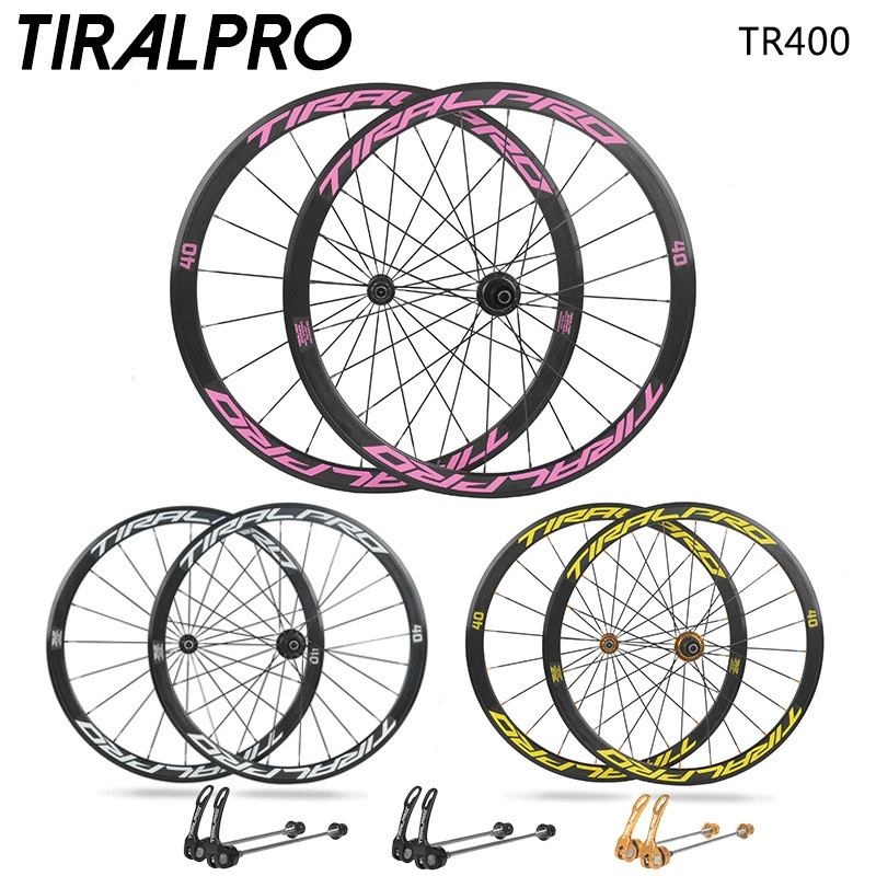 TIRALPRO Road wheel, metal bike carriage, hub, bike spokes, aluminum alloy