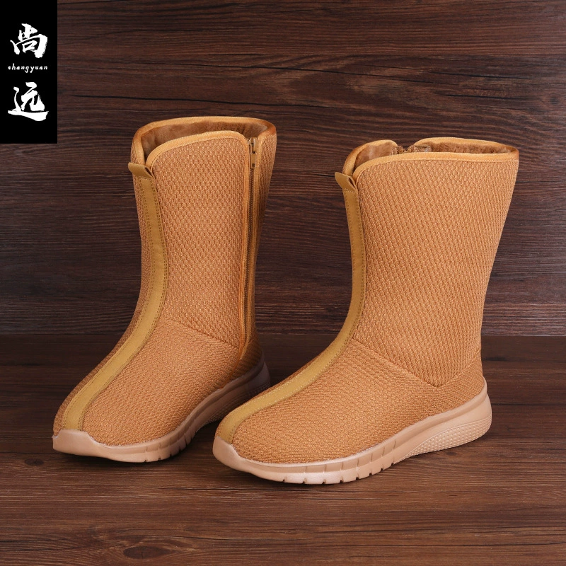 尚远 Warm high shoes, keep warm winter high boots, soft sole