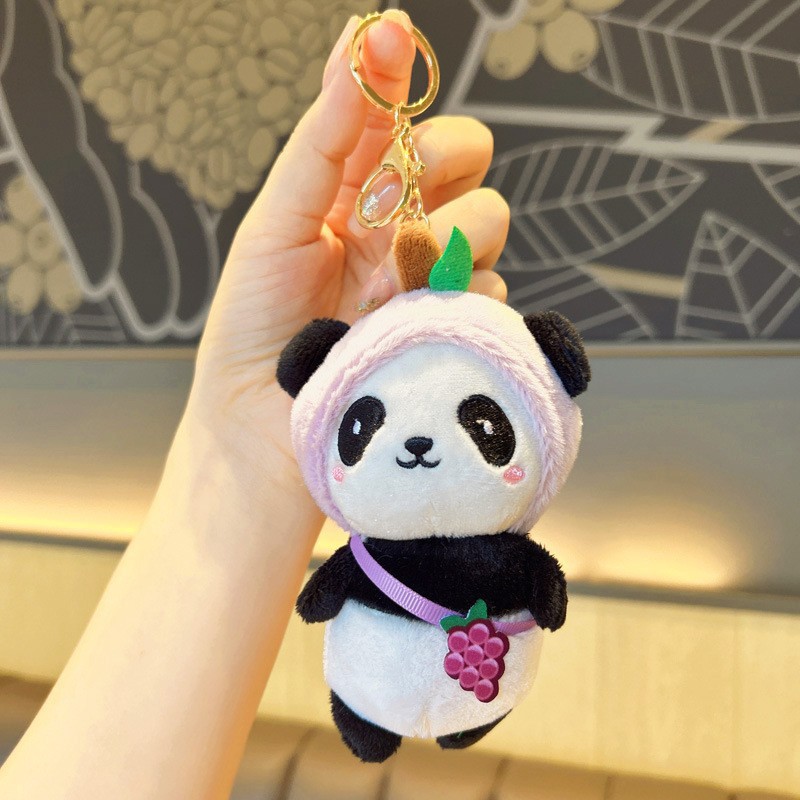 ぬいぐるみのかわいいアクセサリーのぬいぐるみのペンダント卸売りのおもちゃの子供のかばんの漫画の子供の鍵は子供の機械をつかみます。
