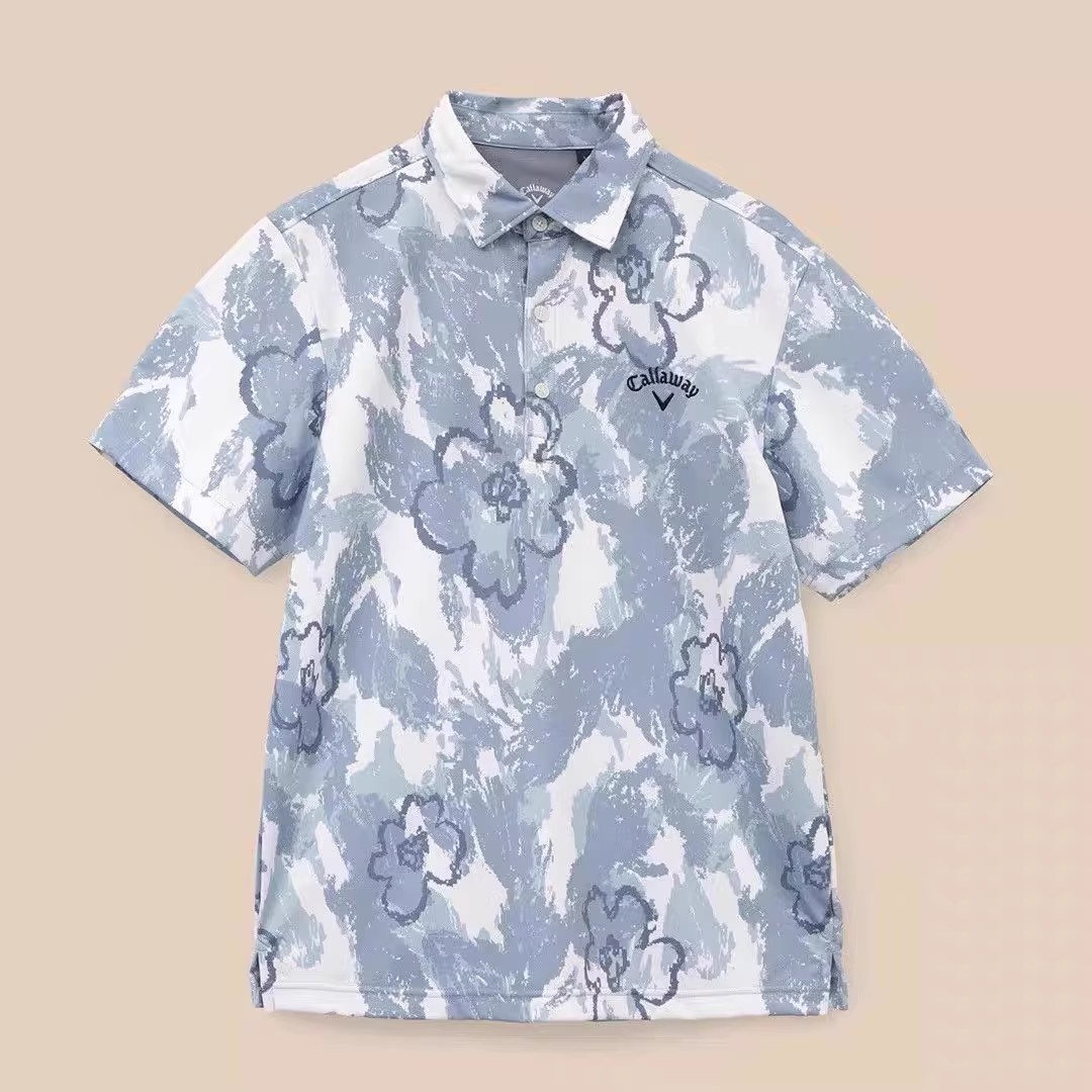 Japan, South Korea and Taiwan export golf clothing men's golf clothing POLO shirt quick-drying sports breathable sweat-wicking short sleeve