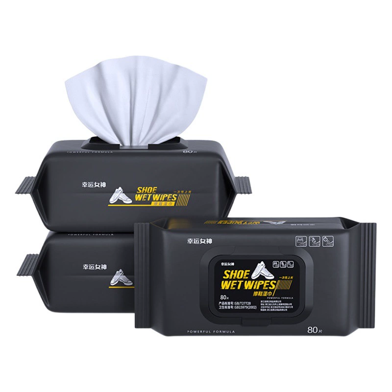 Влажные салфетки для чистки обуви Lucky Goddess White, одноразовые, для очистки и дезинфекции обуви, влажные салфетки для кроссовок без смывания