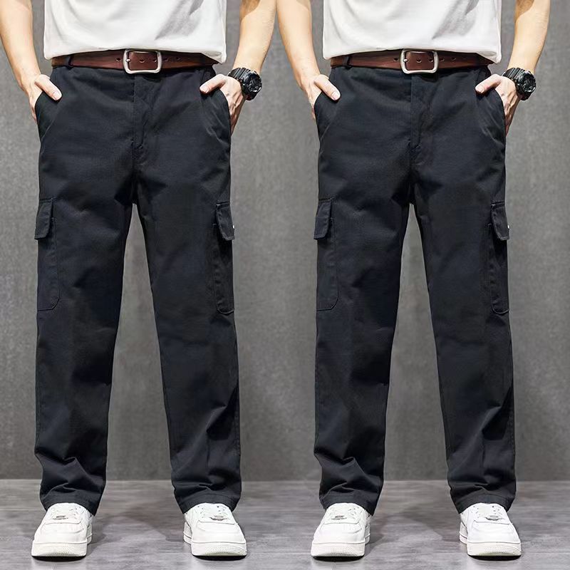 工作裤男耐磨宽松耐脏工作服装建筑工地电焊工多口袋直筒一件批发|undefined