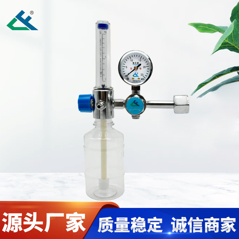 浮标式氧气吸入器 全铜医用氧气减压器 气表 吸入器YQY-740L厂家