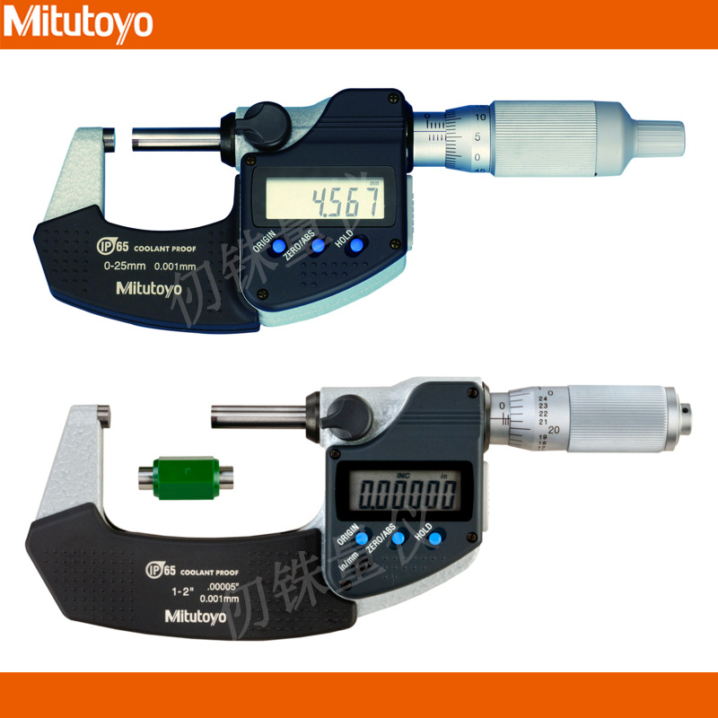 三丰公英制外径千分尺293-237-30 MDC-100MXT棘轮套管247 347 348