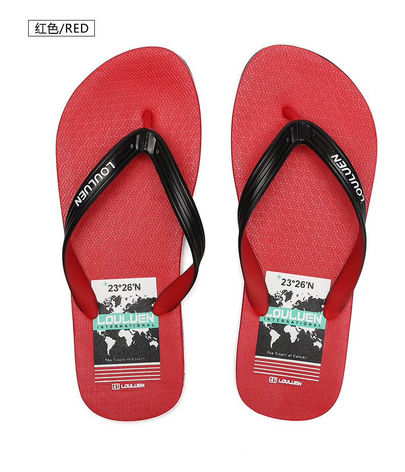 Lu 'an Summer Beach flip-flops casual men's flip-flops men's outerwear anti-slip flip-flops men's wholesale undefined