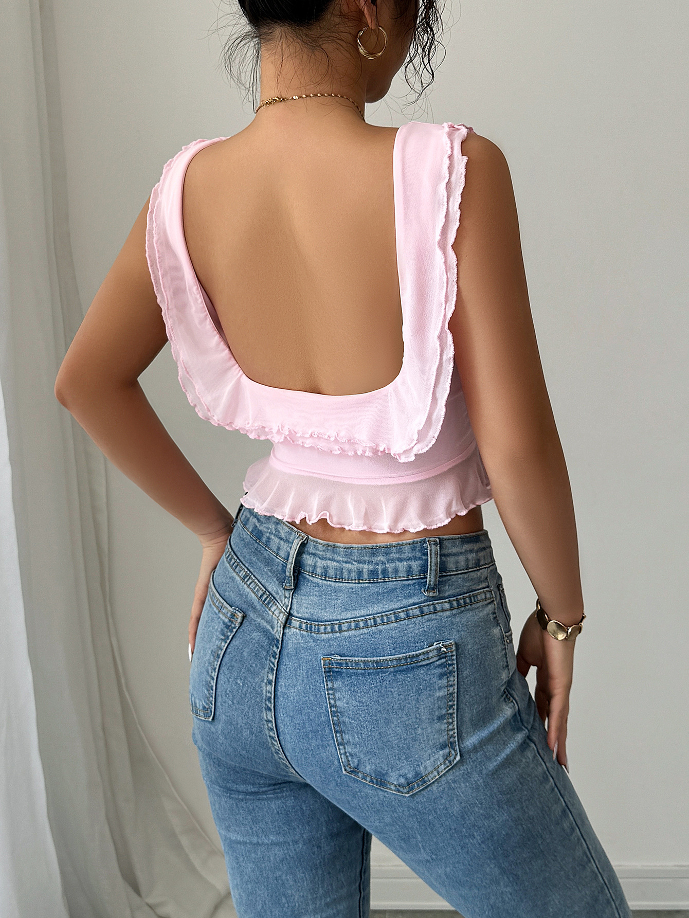 Summer Season Wholesale Women's Spandex Polyester Classic Style Solid Color Tank Tops