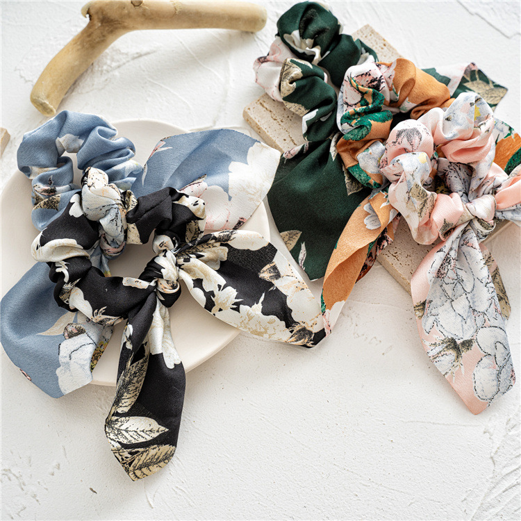 Simple Style Flower Cloth Hair Tie 1 Piece display picture 2