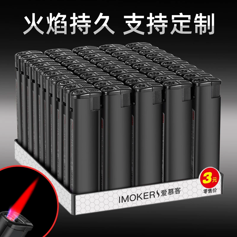 Оптовая Продажа с фабрики ветрозащитная одноразовая рекламная Зажигалка логотип набор печати надписи Зажигалка утолщенная Взрывозащищенная