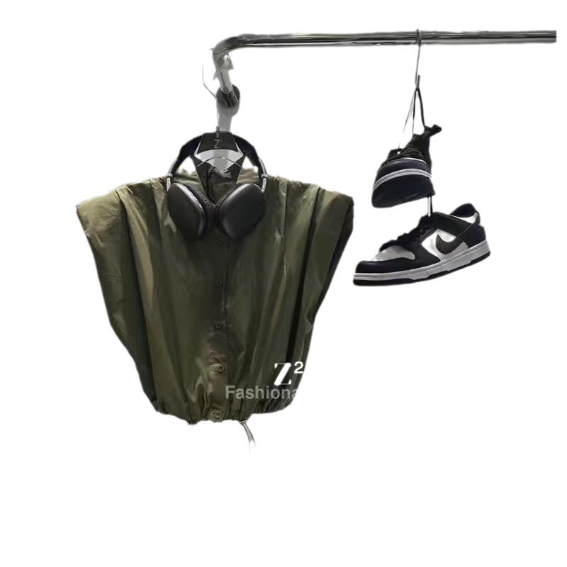 Chicas 2020 Verano nuevo estilo de Hong Kong estilo occidental de moda con cordón de cintura camisa corta sin mangas de un solo pecho