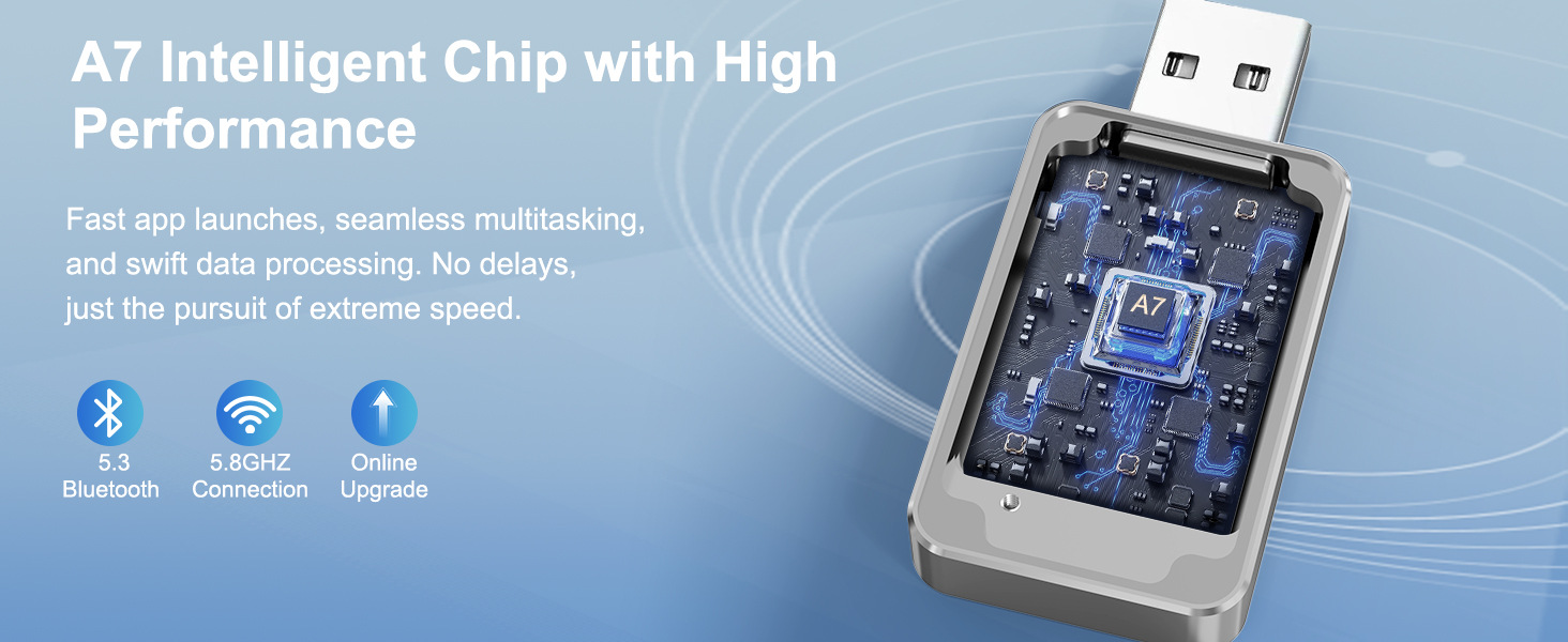 Cross-Border Best-Selling Wireless Carplay Box, Wired to Wireless Carplay Module, Supports Apple and Android Car Systems