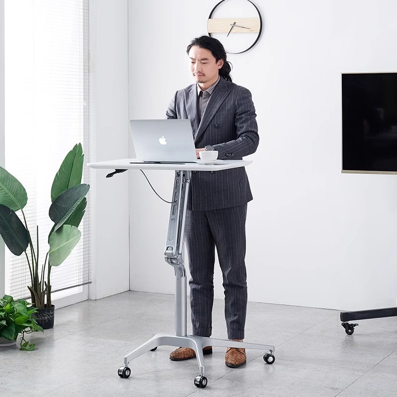 Removable Laptop Desk Standing Office Study Desk Sofa Bed Side Simple Pneumatic Lifting Table